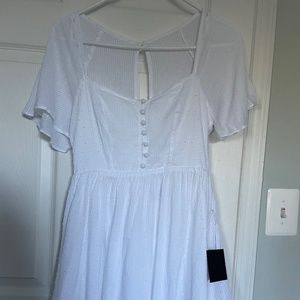 White Lulus dress size small